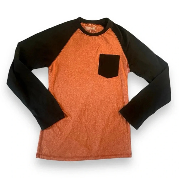 Dikotomy Men’s Long Sleeve Colorblock Pocket Shirt, Size Small - Picture 1 of 6